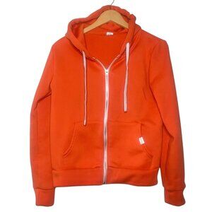 Zip Hoodie, Orange